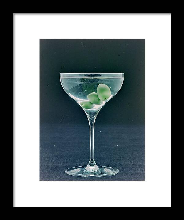 Nobody Framed Print featuring the photograph A Martini by Romulo Yanes