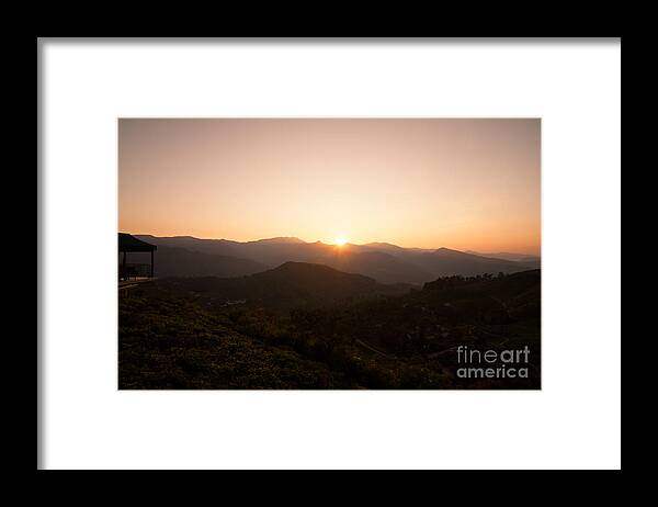 Sunrise Framed Print featuring the photograph A New Day by Venura Herath
