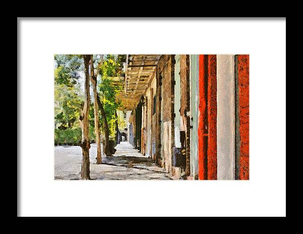 Alley Framed Print featuring the photograph A New Orleans Alley by Alexandra Till