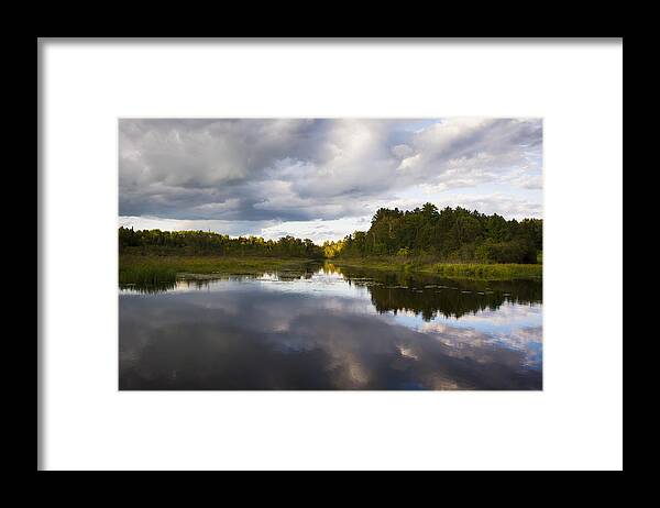 Reflections Framed Print featuring the photograph A path to the Light by Dan Hefle