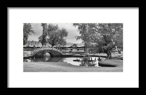 Liliuokalani Gardens Framed Print featuring the photograph A Peaceful Stroll by Harold Rau