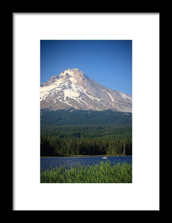 America Framed Print featuring the photograph A Perfect Day for Fishing by Karen Lee Ensley