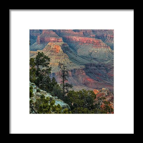 World_shooters Framed Print featuring the photograph A Photo From The Grand Canyon Arizona by Robert Ziegenfuss