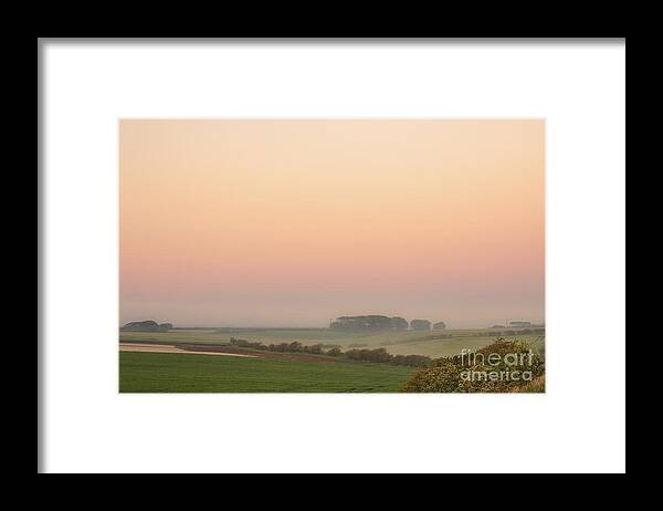 Filey Framed Print featuring the photograph A Place Called Morning by Evelina Kremsdorf