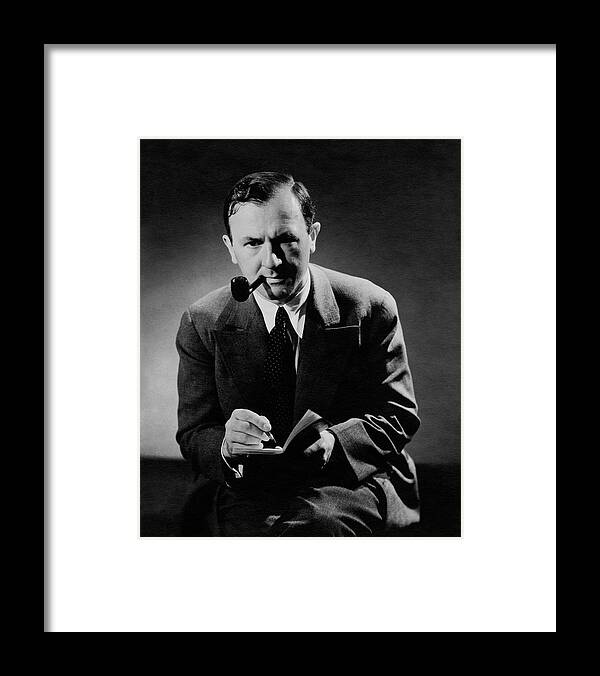Artist Framed Print featuring the photograph A Portrait Of George Grosz by Horst P. Horst
