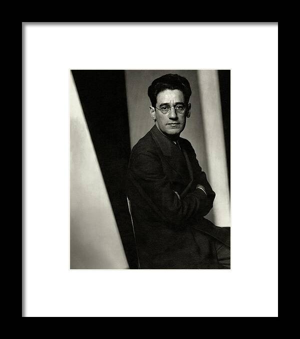 Playwright Framed Print featuring the photograph A Portrait Of George S. Kaufman by Edward Steichen