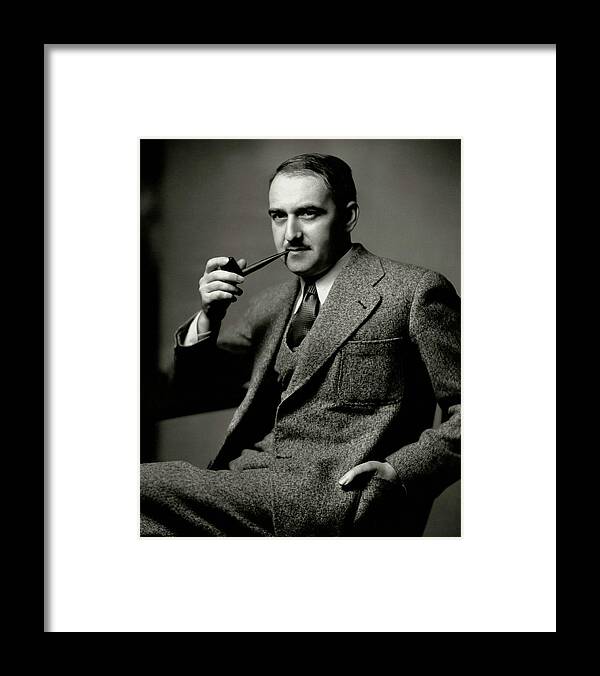 Literary Framed Print featuring the photograph A Portrait Of George Seldes by Ben Pinchot
