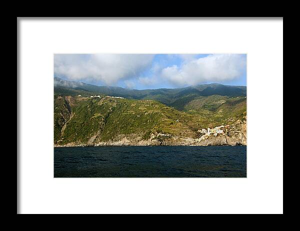 Europe Framed Print featuring the photograph A Sea View of Manarola by Matt Swinden