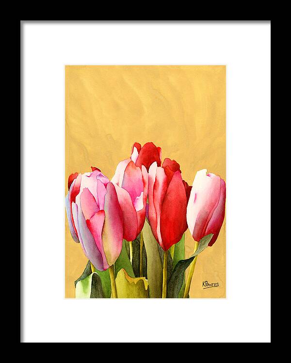 Spring Framed Print featuring the painting A Sign of Spring by Ken Powers