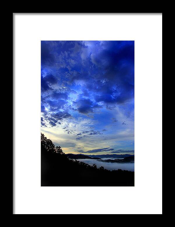 Smoky Mountains Framed Print featuring the photograph A Smoky Mountain Dawn by Michael Eingle