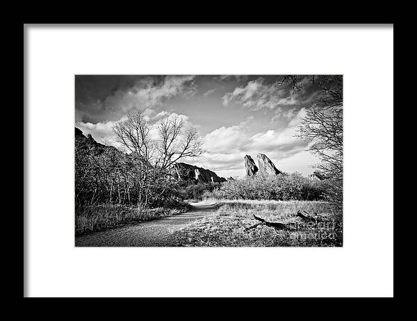 Roxborough State Park Framed Print featuring the photograph A Surreal Walk by Cheryl McClure