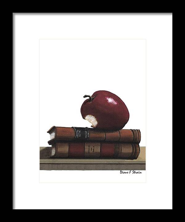 Fineartamerica.com Framed Print featuring the painting A Teacher's Gift  Number 9 by Diane Strain