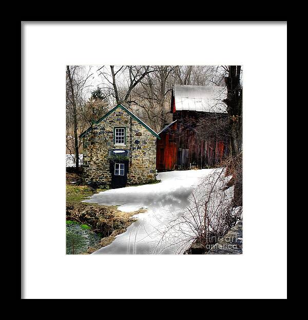 Architecture Framed Print featuring the photograph A Time Passing by Marcia Lee Jones