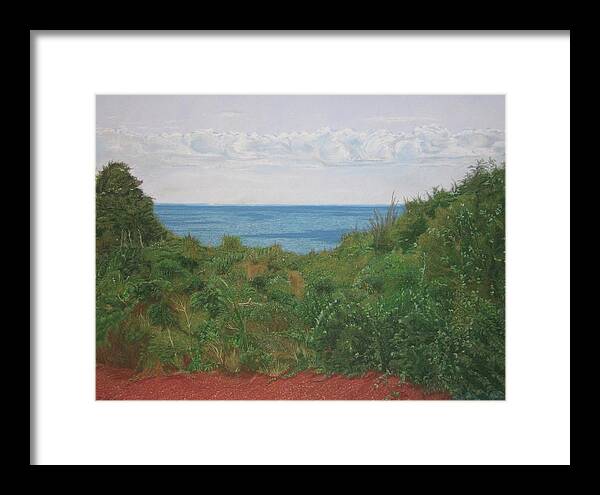 Cape Cod Framed Print featuring the pastel A View For Hannah by Harvey Rogosin