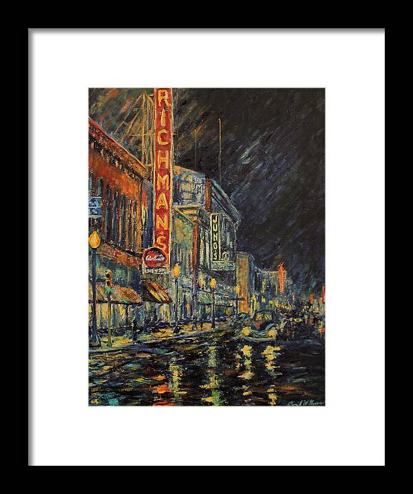 Sheboygan Framed Print featuring the painting A well dressed man by Daniel W Green