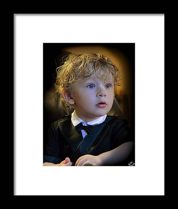 Ally White Photography Framed Print featuring the photograph A Young Gentleman by Ally White