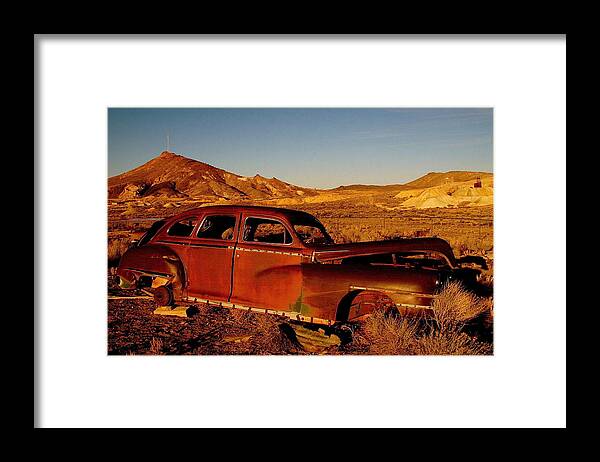 Rust Framed Print featuring the photograph Abandoned and Forgotten by Alicia Kent