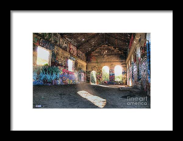 Abandoned Framed Print featuring the photograph Abandoned Building by Eddie Yerkish