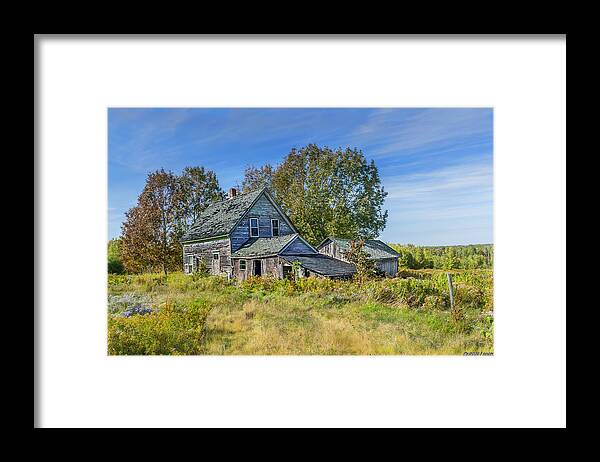 Abandon Framed Print featuring the photograph Abandoned House in Wentworth Valley by Ken Morris