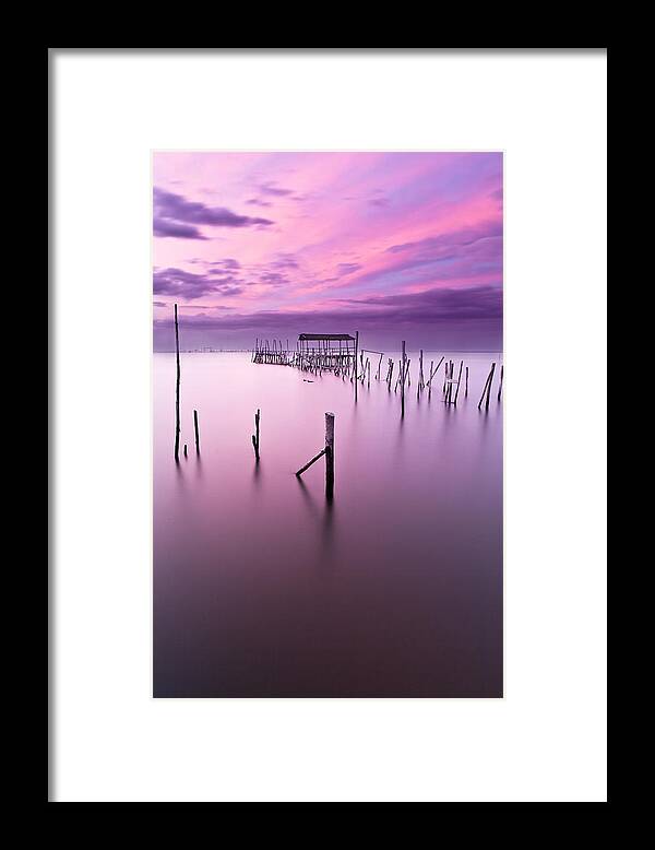 Water Framed Print featuring the photograph Abandoned by Jorge Maia