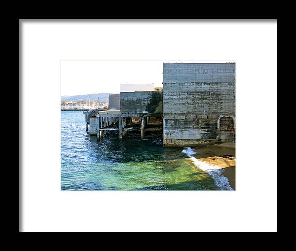 Monterey Framed Print featuring the photograph Abandoned on Cannery Row by Paul Foutz