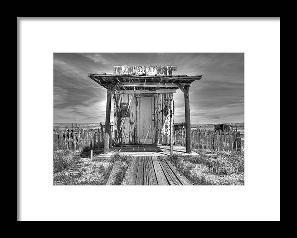 Post Office Framed Print featuring the photograph Abandoned Post Office by Angela Moyer