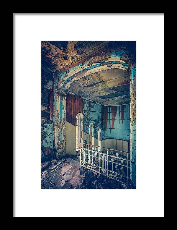 Steps Framed Print featuring the photograph Abandoned by Roland Shainidze Photogaphy