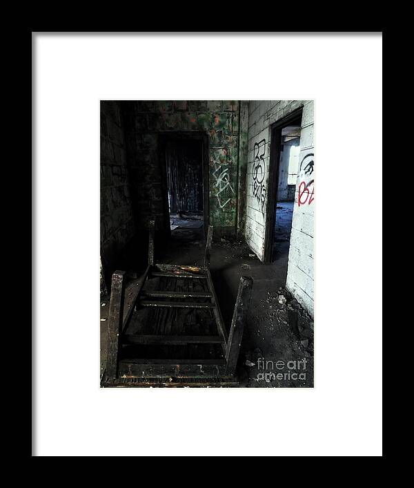 Abandoned Framed Print featuring the photograph Abandoned Space IV by James Aiken