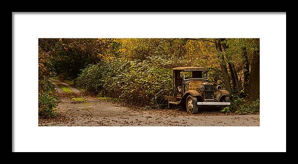 Car Framed Print featuring the photograph Abandoned Truck by Bryant Coffey