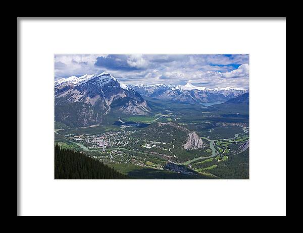 Banff Framed Print featuring the photograph Above Banff by Stuart Litoff
