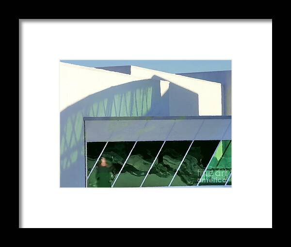 Muhlenberg College Framed Print featuring the photograph Abstract - Baker Theatre - Muhlenberg College by Jacqueline M Lewis