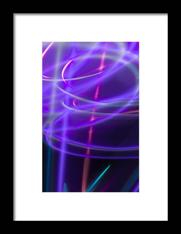 Photographic Light Painting Framed Print featuring the photograph Abstract 41 by Steve DaPonte