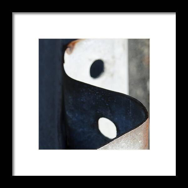 Yin Framed Print featuring the photograph Abstract 5 by Rick Mosher