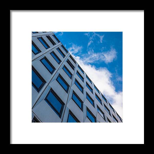 Blue Framed Print featuring the photograph Abstract by Aleck Cartwright