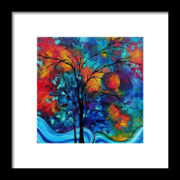 Abstract Art Landscape Tree Bold Colorful Painting A SECRET PLACE by MADART  Painting by Megan Aroon - Fine Art America