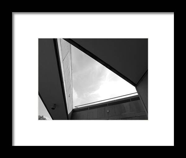 Abstract Framed Print featuring the photograph Abstract - National Constitution Center 2 by Richard Reeve