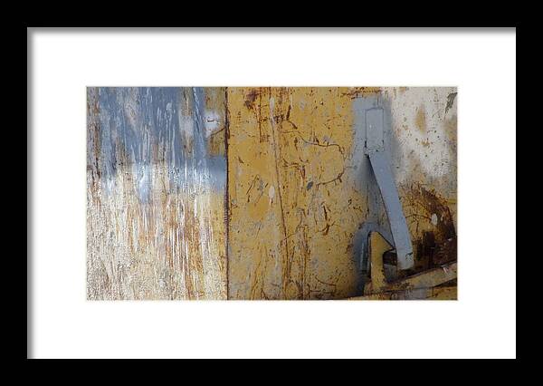 Rust Framed Print featuring the photograph Abstract Rust 7 by Anita Burgermeister