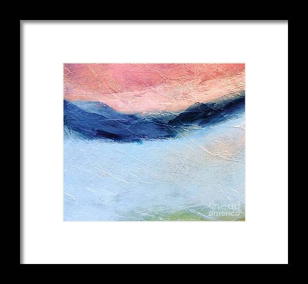 Paint Framed Print featuring the painting Abstract Two by Marsha Heiken