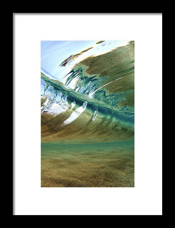 Abstract Framed Print featuring the photograph Abstract Underwater 2 by Vince Cavataio - Printscapes
