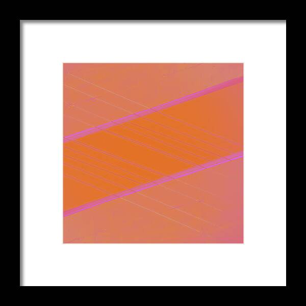 Abstract Framed Print featuring the photograph Abstraction in Pink Number 2 by Carol Leigh