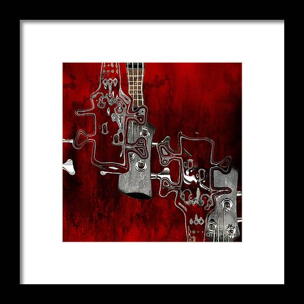 Music Framed Print featuring the digital art Abstrait en Do Majeur - s02t02b by Variance Collections