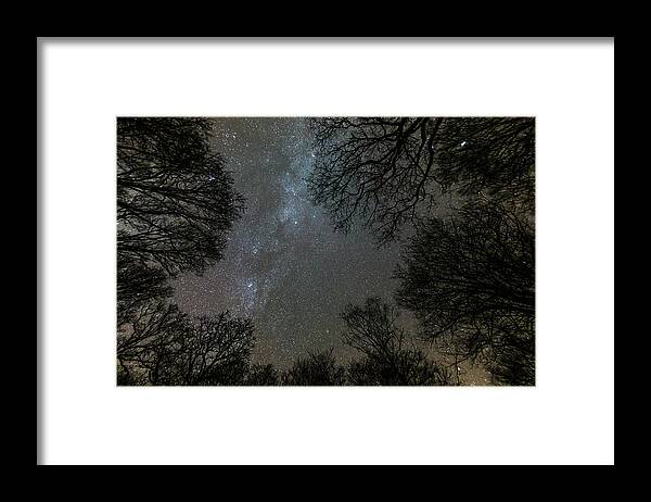 Outdoors Framed Print featuring the photograph Abundance Of Stars In The Night Sky by John Short