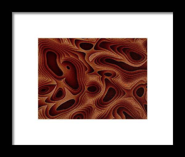 Chaos Framed Print featuring the digital art Acciverimus by Jeff Iverson