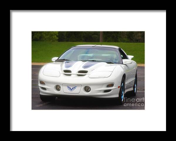 Action Photo Framed Print featuring the photograph Action Photo Original Prints Vintage Muscle Cars Pontiac Trans Am by Action