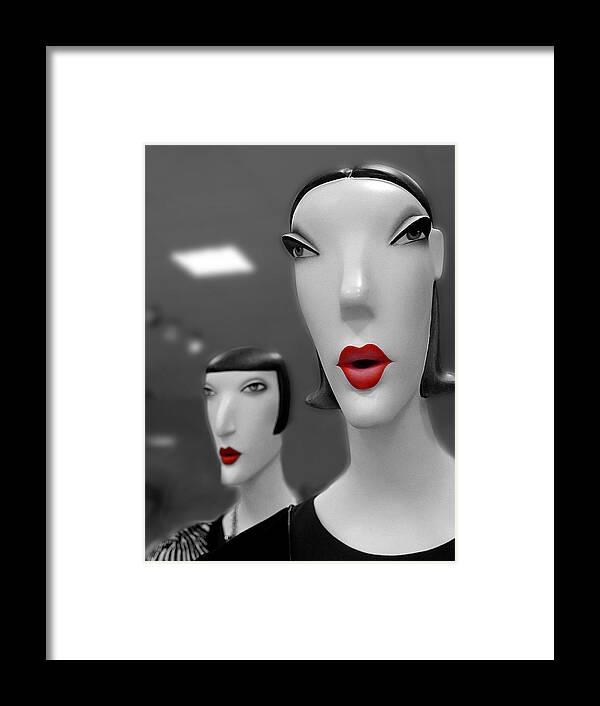 Mannequin Framed Print featuring the photograph Addicted Model by Richard Reeve
