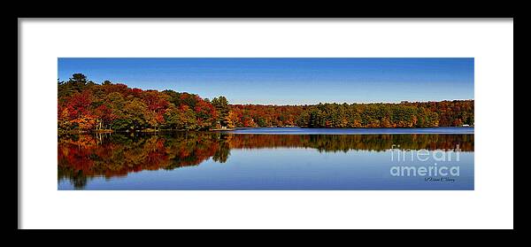 Diane Berry Framed Print featuring the photograph Adirondack October by Diane E Berry