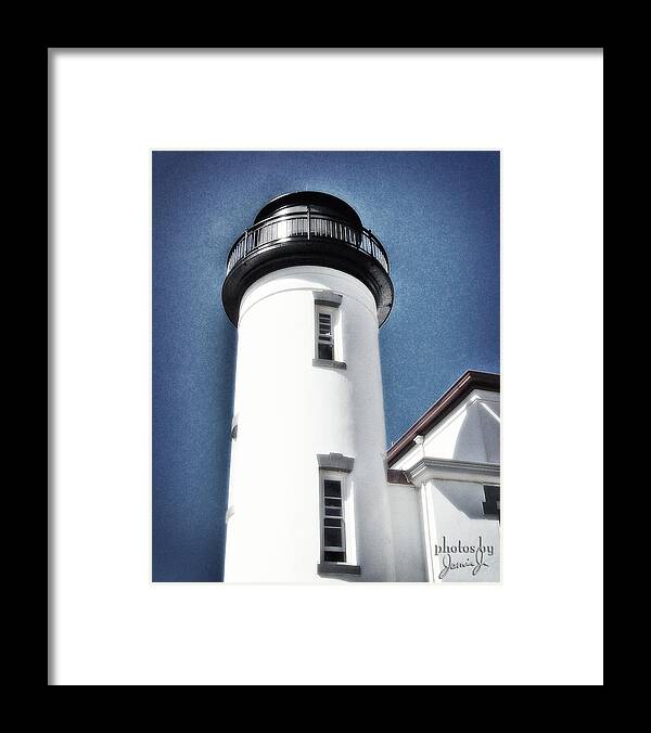 Admiralty Head Lighthouse Framed Print featuring the photograph Admiralty Head Lighthouse by Jamie Johnson