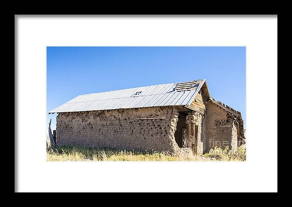Adobe Framed Print featuring the photograph Adobe House 1 by Tim Mulina