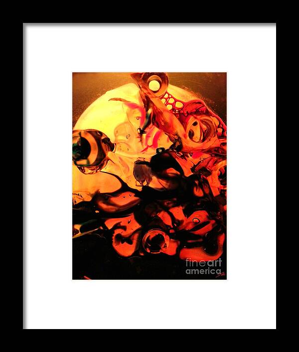 Orange Framed Print featuring the photograph Aeon by Steed Edwards