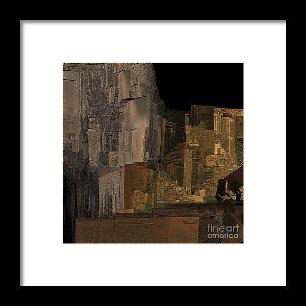 First Star Art Framed Print featuring the digital art Afghanistan by jammer by First Star Art